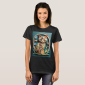 T-shirt design en papier 3D Art Kitten (Devant entier)