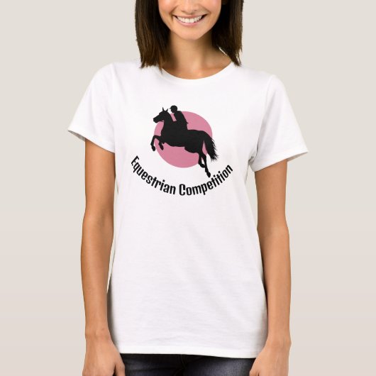 T-Shirt Design Équestre (Devant)
