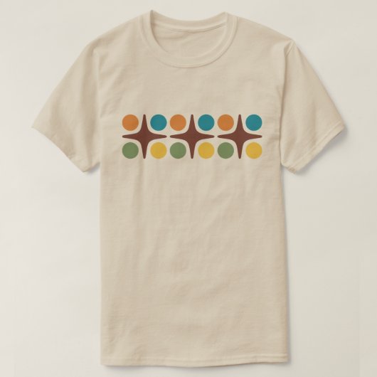 T-Shirt Design Étoile Éclatée Moderne du Milieu du (Design devant)