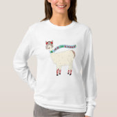 T-shirt Design Fa La Llama La Christmas (Devant)