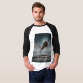 T-shirt Design fléchette abeille vol rapide et précis (Devant entier)