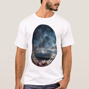 T-shirt Design fléchette fumée Straight to the Bullseye