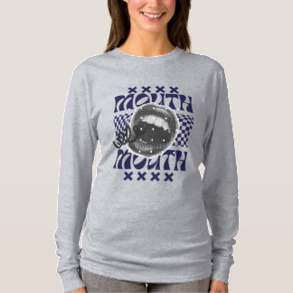 T-shirt Design graphique à demi-teintes en gras