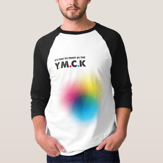 T-shirt Design graphique CMJN Impression YMCA Joke (Devant)