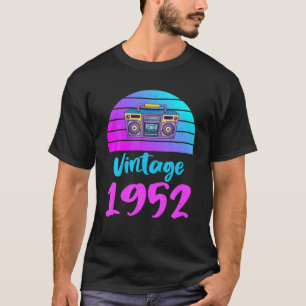 T-shirt Design graphique d'anniversaire Vintage vintage 19