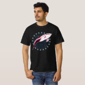 T-shirt Design graphique Dolphin Slick (Devant entier)