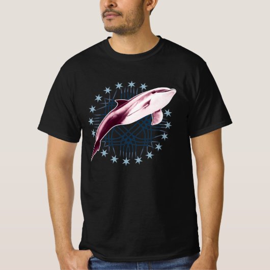 T-shirt Design graphique Dolphin Slick (Devant)