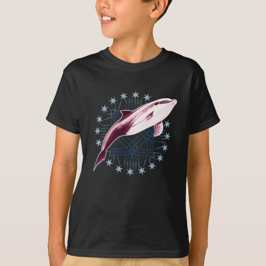 T-shirt Design graphique Dolphin Slick (Devant)