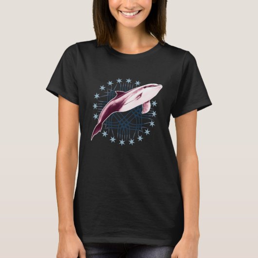 T-shirt Design graphique Dolphin Slick (Devant)