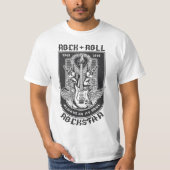 T-shirt Design Guitar Rock (Devant)