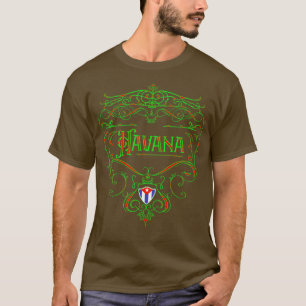 T-shirt Design Havana Vintage Neon