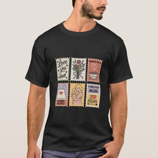 T-Shirt design home hero mama (Devant)