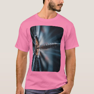 T-shirt Design impact fléchette en plein centre cible