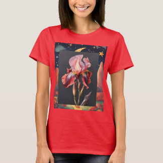 T-Shirt design imprimé 100% coton femme