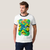 T-shirt design inhabituel (Devant entier)