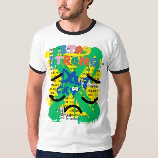 T-shirt design inhabituel (Devant)