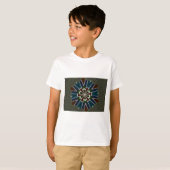 T-shirt Design inspiré de Sari avec détails complexes (Devant entier)