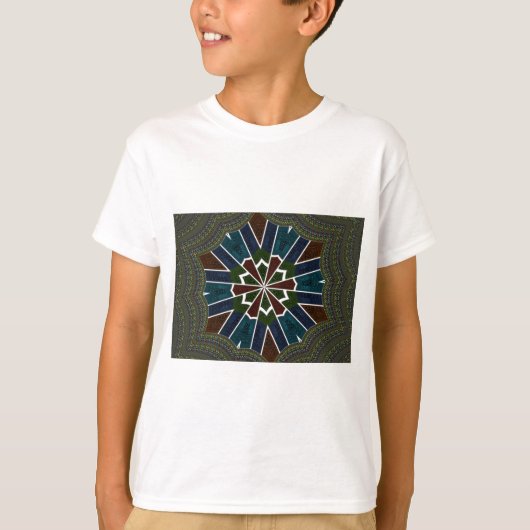 T-shirt Design inspiré de Sari avec détails complexes (Devant)