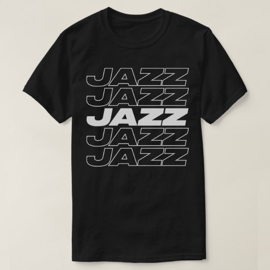 T-shirt design Jazz audacieux (Design devant)