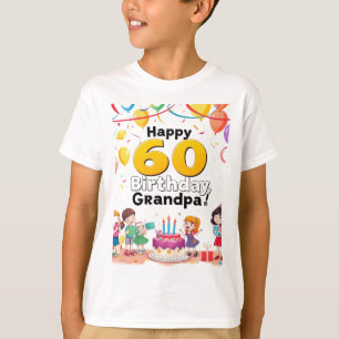 T-shirt Design Je veux un design pour mon père pour son 60