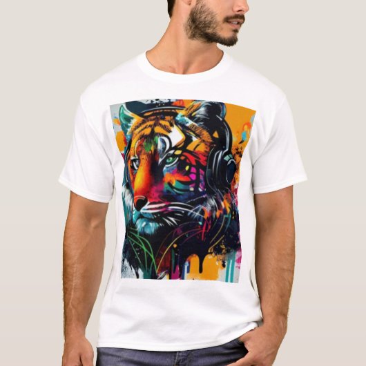 T-shirt design Lion (Devant)
