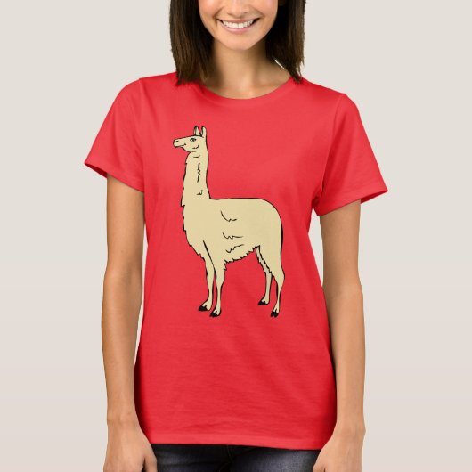 T-shirt Design Llama migna #1 (Devant)