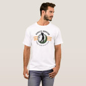 T-shirt Design minimaliste élégant de Golfeur (Devant entier)