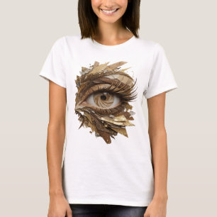 T-shirt Design Moderne Crisp Silver GOLDEN EYE
