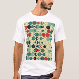 T-shirt Design motif Abstrait géométrique et transparent.