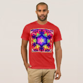 T-shirt Design Motif moderne coloré (Devant entier)
