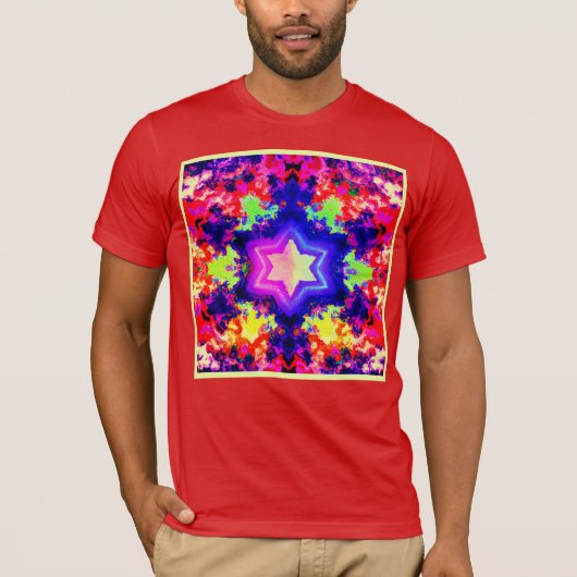 T-shirt Design Motif moderne coloré (Devant)