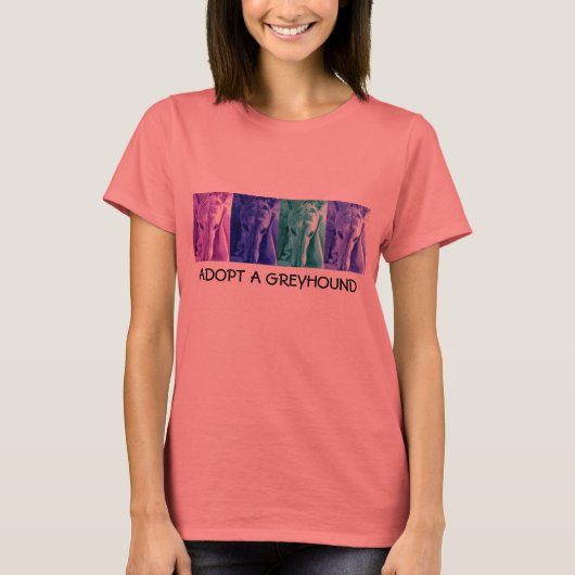 T-shirt Design Mx4 ADOPTER UN ARBRE À Ringer GREYHOUND (Devant)