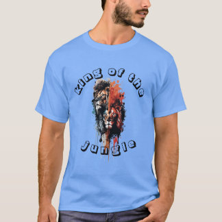 T-shirt design noir t shar t lion t sharit polo