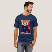 T-shirt Design Panda dynamique (Devant entier)