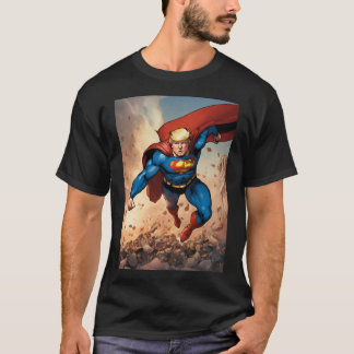t-shirt design par Donald Trump, Super Héros