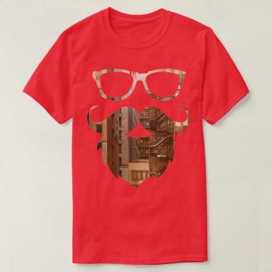 T-shirt Design photo Hipster (Design devant)