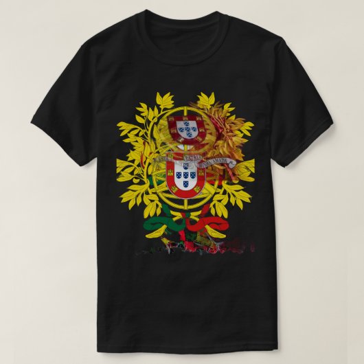 T-shirt Design portugais (Design devant)