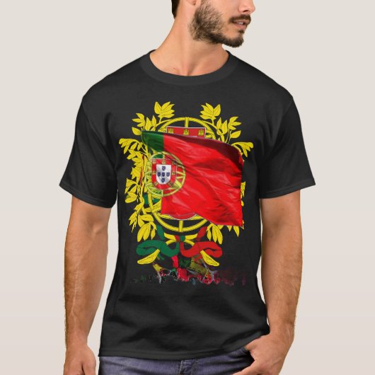 T-shirt Design portugais (Devant)