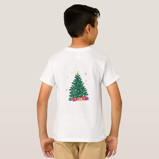 T-shirt design pour enfants - Noël design T-shirt (Dos entier)