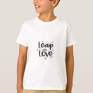 T-shirt design pour l'image de "Leap into Love".