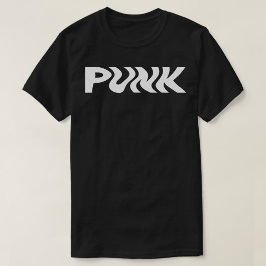 T-shirt design punk ondulé (Design devant)