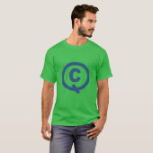 T-shirt DESIGN QUÉBEC chemise vert foncé (Devant entier)