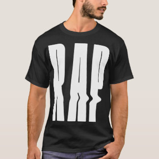 T-shirt design rap bold