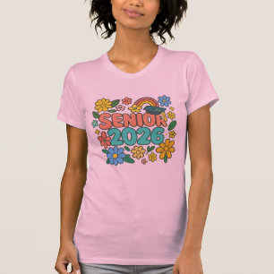 T-shirt Design Rétro Arc-en-Ciel Senior 2026