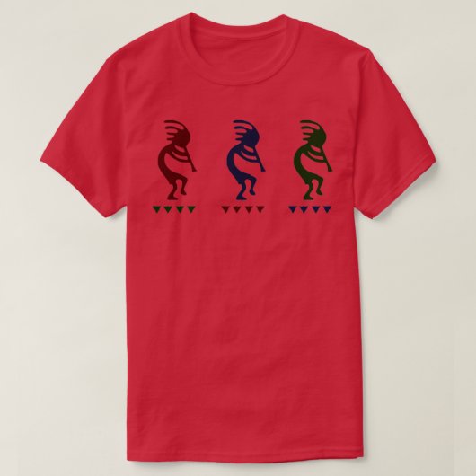 T-shirt Design rétro Kokopelli  (Design devant)