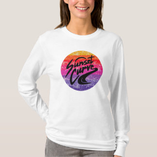 T-shirt Design rétro Sunset Curve