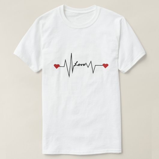 T-shirt Design Romantique & Minimaliste (Design devant)