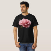 T-shirt Design rose rose (Devant entier)