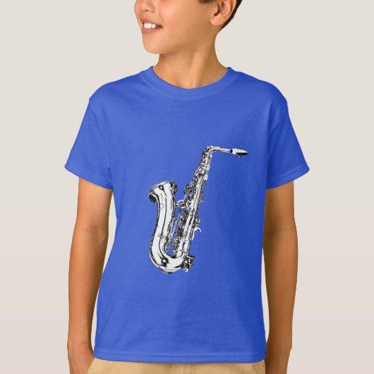 T-shirt Design saxophone (Devant)