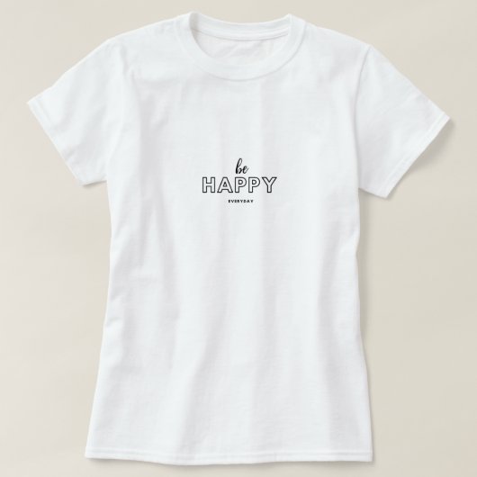 T-shirt design simple (Design devant)